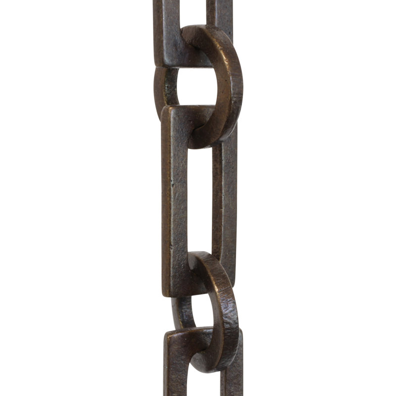 Rectangle chaînette soudée, Bronze