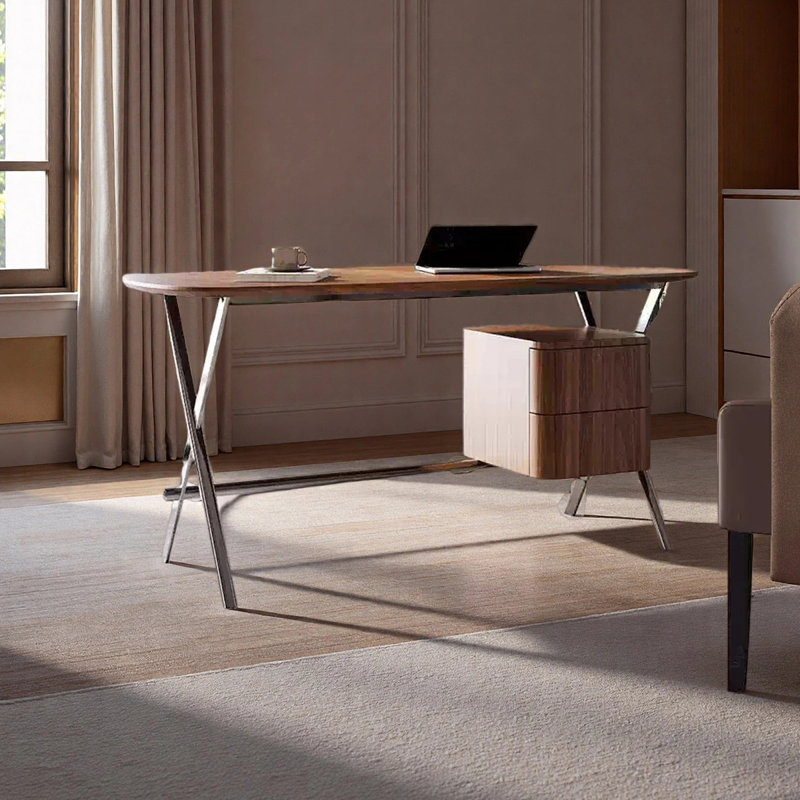 Bureau minimaliste moderne, H 29,53 po x l 47,24 po x P 26,77 po