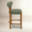 Tabouret de bar 26 po à hauteur de comptoir avec structure en bois massif-379019870-385702560