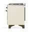 Cuisinière à double combustible de 48 pouces avec 5 brûleurs scellés de la série Majestic III de la série Blanc antique (propane liquide, garniture brunie)-124828967-124828968-124828960