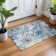 Machine Washable Indoor/Outdoor Molewski ACN2340 Floral Rug