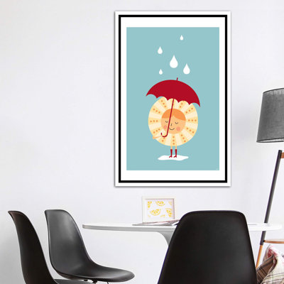 Soleil sous la pluie - impression
