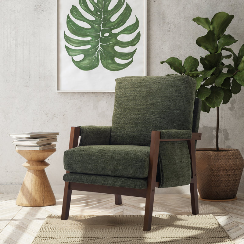 Fauteuil Cindina, Vert