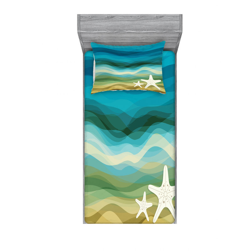 Microfiber Sheet Set, Twin Sheet Set with Fitted Sheet