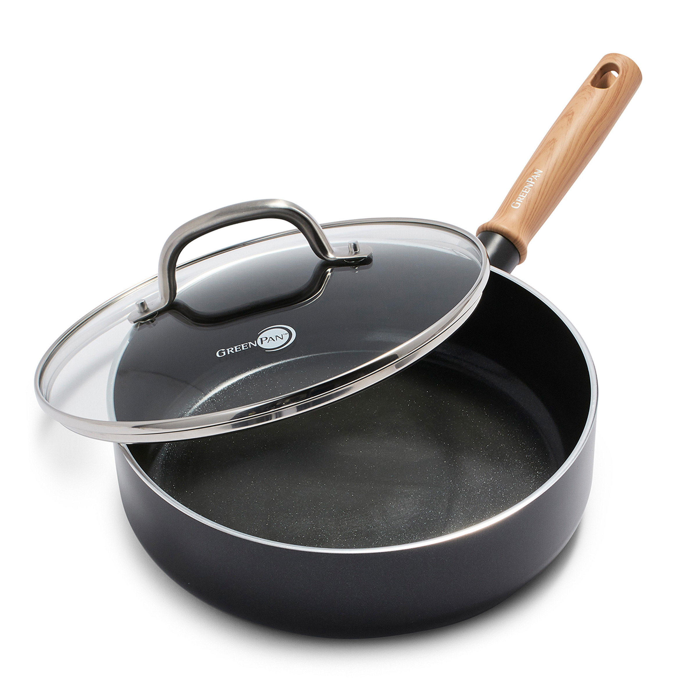 GreenPan Chatham Hard Anodized Healthy Ceramic Nonstick, 5QT Saute Pan  Jumbo Cooker with Helper Handle and Lid, PFAS-Free, Dishwasher Safe, Oven  Safe