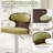 360° adjustable rotating high-back bar stool (Set of 2)-850071826