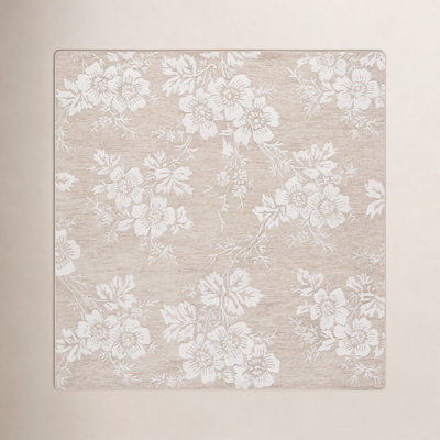 Hand-Tufted Wool Floral Rug