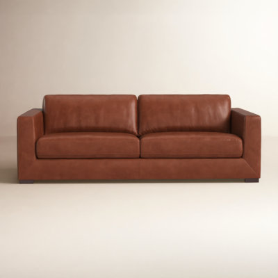 91" Genuine Leather Sofa
