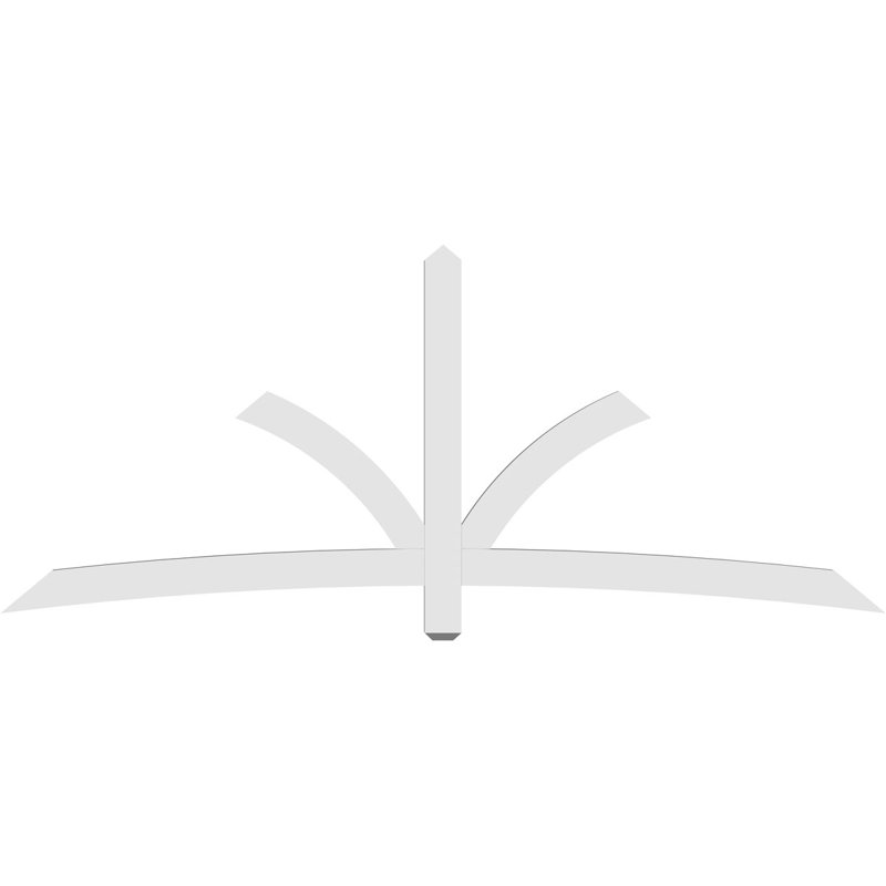 Support pour pignon Davenport, H 40 po x l 96 po (pas: 10/12), P 2 po x F 4 po, PVC