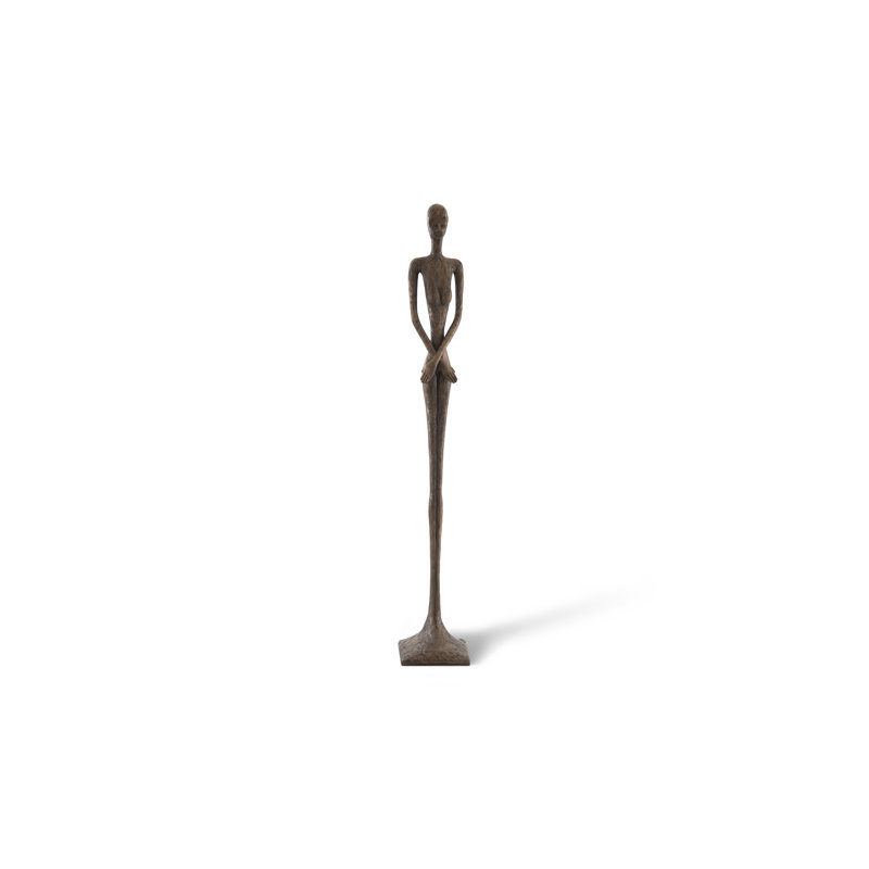 Lottie Skinny Female Statue, Bronze