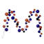 Vickerman 10' Champagne And Rose Assorted Finish Branch Ball Ornament Garland.-1985535944