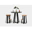Sea Smoke Round Stone Dining Table-745234059-745234101