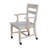 Neven Unfinished Solid Wood Armchair with Casters