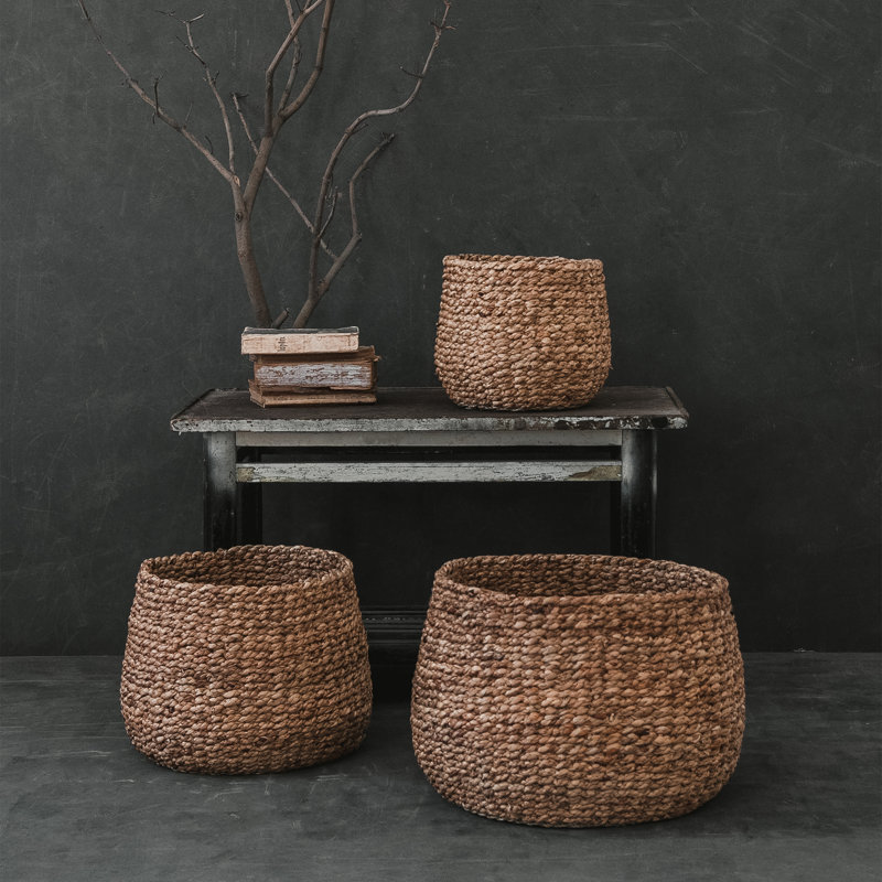 Hand Woven Wicker Decorative Basket