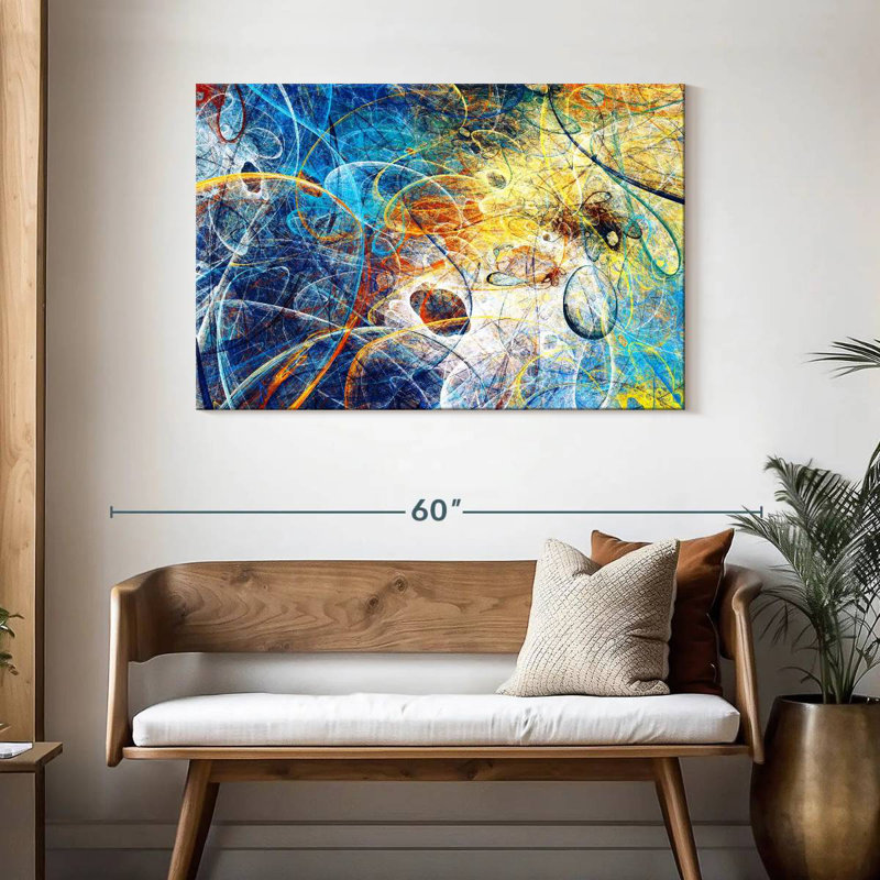 Avery Space Time Warp Abstract, 30" H x 45" W