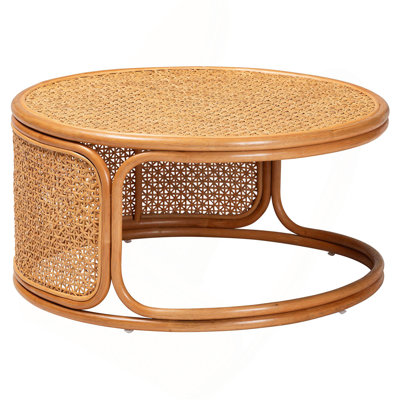 Bohemian Honey Rattan Coffee Table