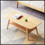Centre de table Table basse 100% plateau en bois massif avec plateau et plateau de table basse Largeur 80 X Profondeur 50 X Hauteur 44 Cm Bureau d'étude Facile à assembler-429612502