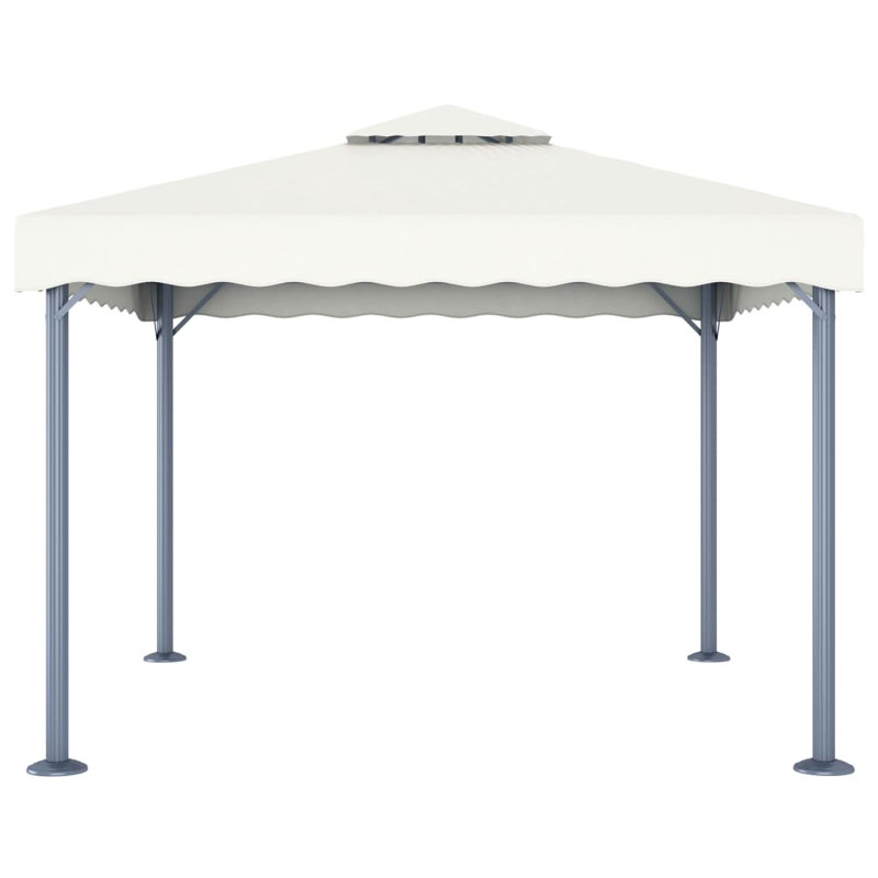 Gertie 3m x 3m Steel Patio Gazebo, Cream
