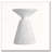 Outdoor Wood Grain Square MGO Side Table-939866553
