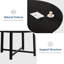 120 cm Round Wooden Dining Table-609177735-609177851-609177852