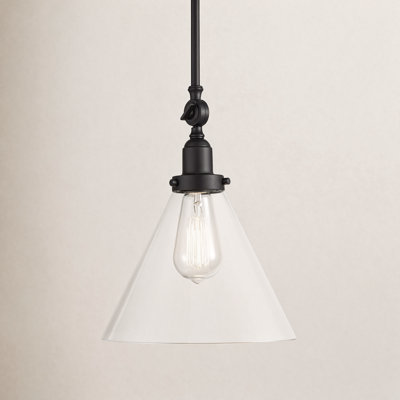 Catalina Dimmable Glass Single Light Pendant