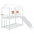 Alexsi Twin Over Twin Metal Bunk Bed ,Metal Housebed With Slide-983527485-983527483