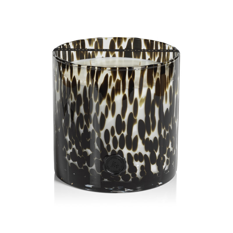 Bougie à 5 mèches en verre AG Opal, vétiver figue noire