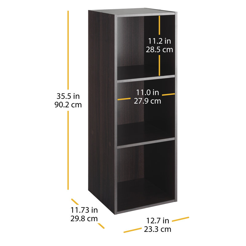 Rangement à 3 cubes, Espresso