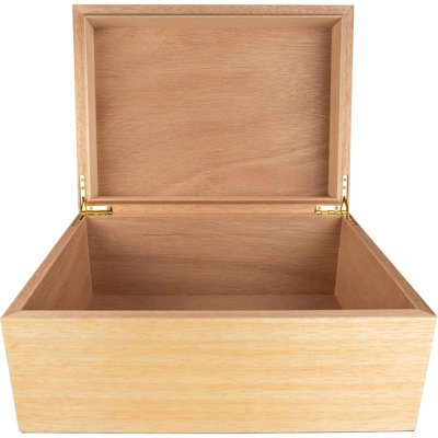 Bac de rangement en chêne Hokku Designs