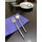 Hammered Stainless Steel Salad Fork and Soup Spoon Set, Service for 4