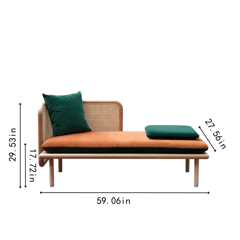 Banc rembourré en microfibre / microsuède