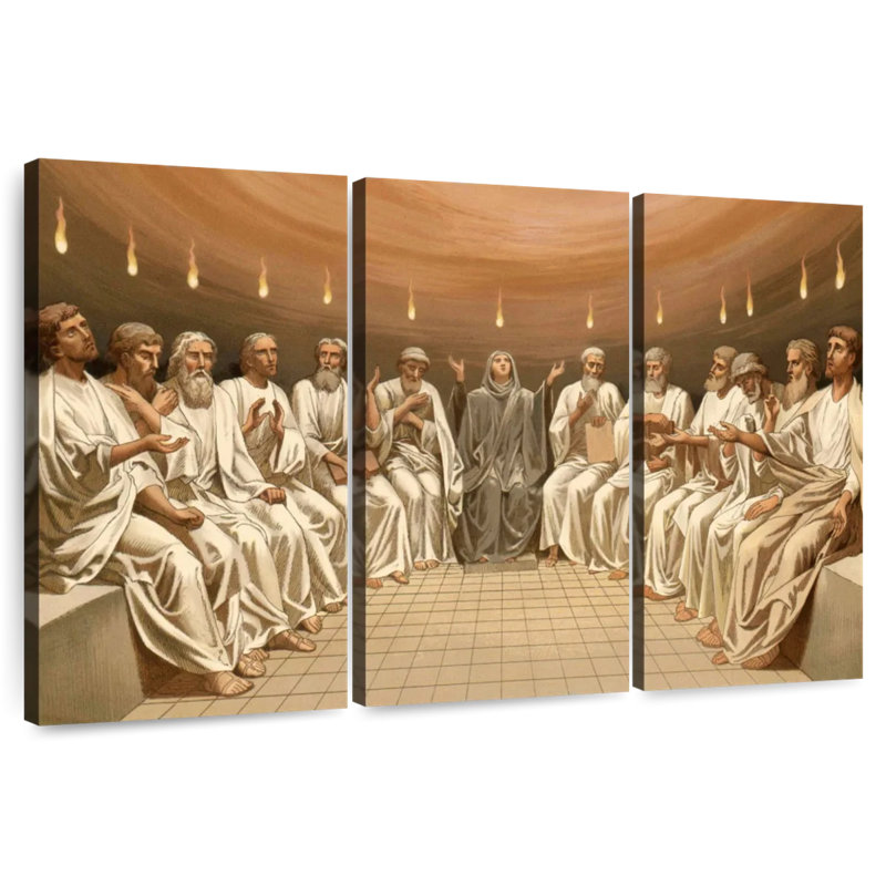 Adella 12 Disciples, 48" H x 74" W