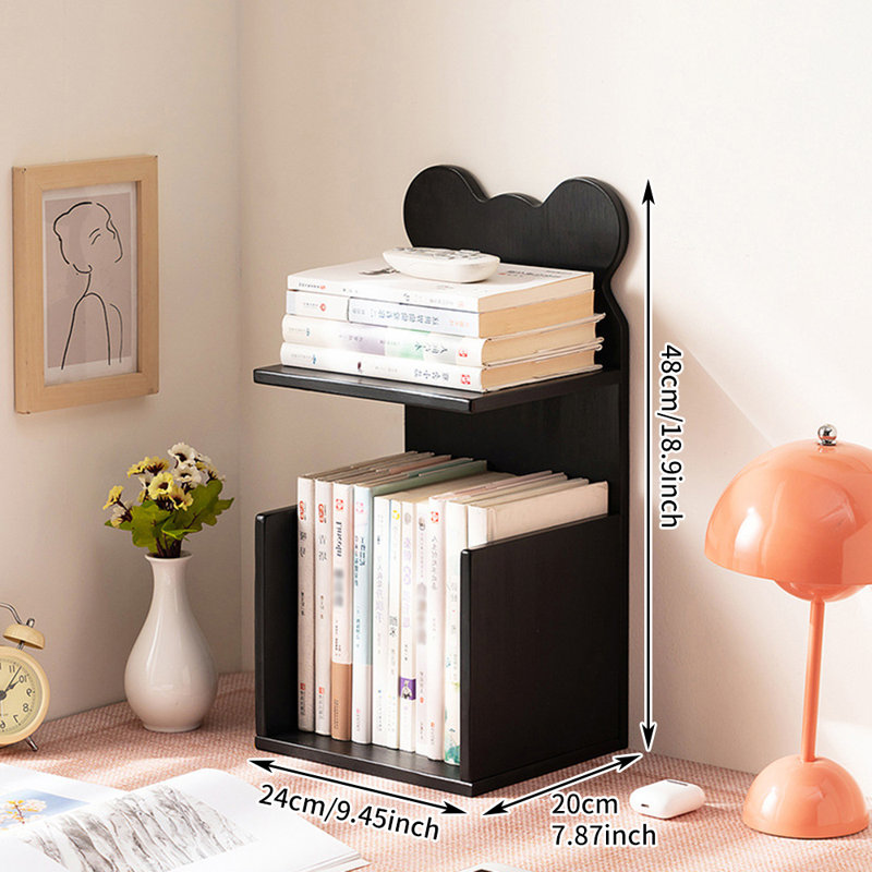 48cm H x 24cm W Bamboo Bookcase