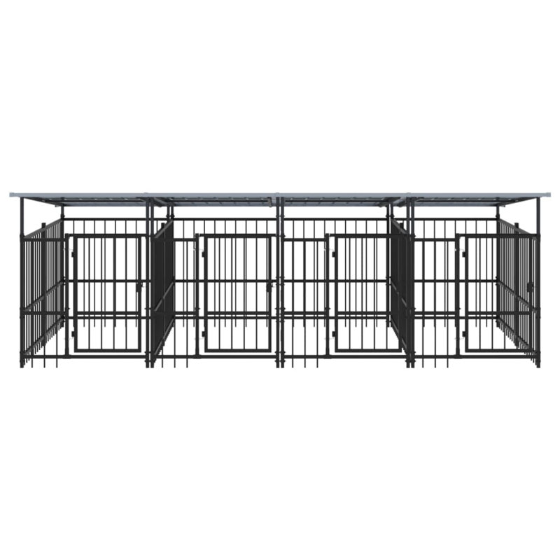 128cm Cancun Dog Pen, 128cm H x 394cm W x 198cm D