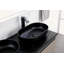 Lavabo vasque de salle de bain rectangulaire 24 po en acrylique mat, à fixation au-dessus du comptoir, lavabo hydrophobe facile à nettoyer non poreux-102314095