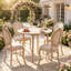Table extensible avec abattant