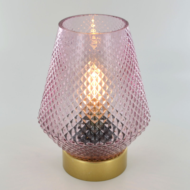 Braunstone Novelty Lantern Moroccan Style Lamp, Pink