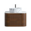 Meuble-lavabo mural 24 po avec lavabo vasque en céramique, porte-serviettes intégré et armoire pré-assemblée-22685020-22685022