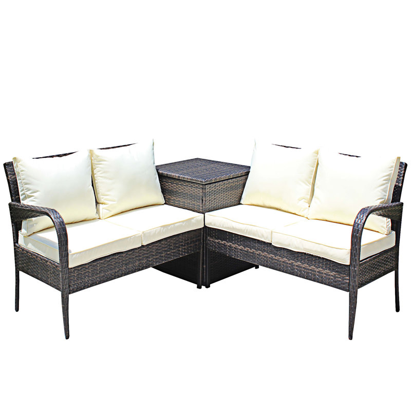3 Piece Outdoor Conversation Set