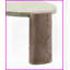 Gris patiné Table basse Oak Oblong Cement - Assemblage facile, peu encombrant pour le salon