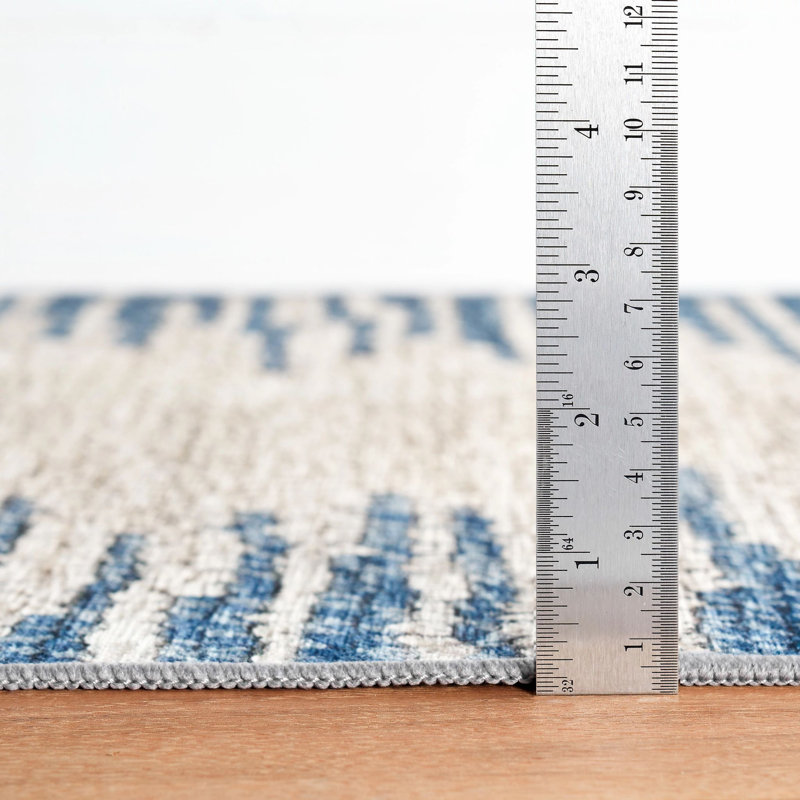 Moss Moonlight Machine Washable Rug, Rectangle 5' x 8'