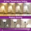 181.6cm Black Tree Floor Lamp