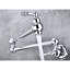 Robinet de robinet de cuisine mural pliant, bras pour un remplissage d'eau précis et sans effort, poignées doubles pour gérer le débit, la corrosion, - robinet en laiton, contrôle rapide efficace, surface de corrosion,