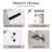 Hartvig 16'' Single Bathroom Vanity with Ceramic Top