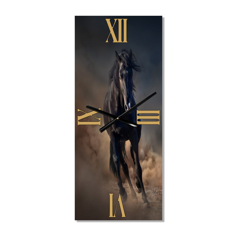 Portrait d'un cheval étalon de race Purius Nonius I, Grand