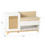 Alexzandar Polyester Upholstered Storage Bench-628492948