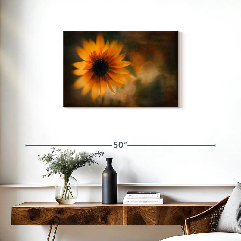Tournesol d'été, H 20 po x l 30 po