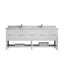 Meuble-lavabo double 84 po avec plateau Catalina-95324845