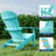 Chaise Adirondack en plastique, chaises d'extérieur toutes saisons pour la pelouse, le jardin, le foyer et la cour-1827951362