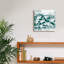  «Teal Flock 1» par June Erica Vess, art mural sur toile, 12 po x 12 po-1806451732